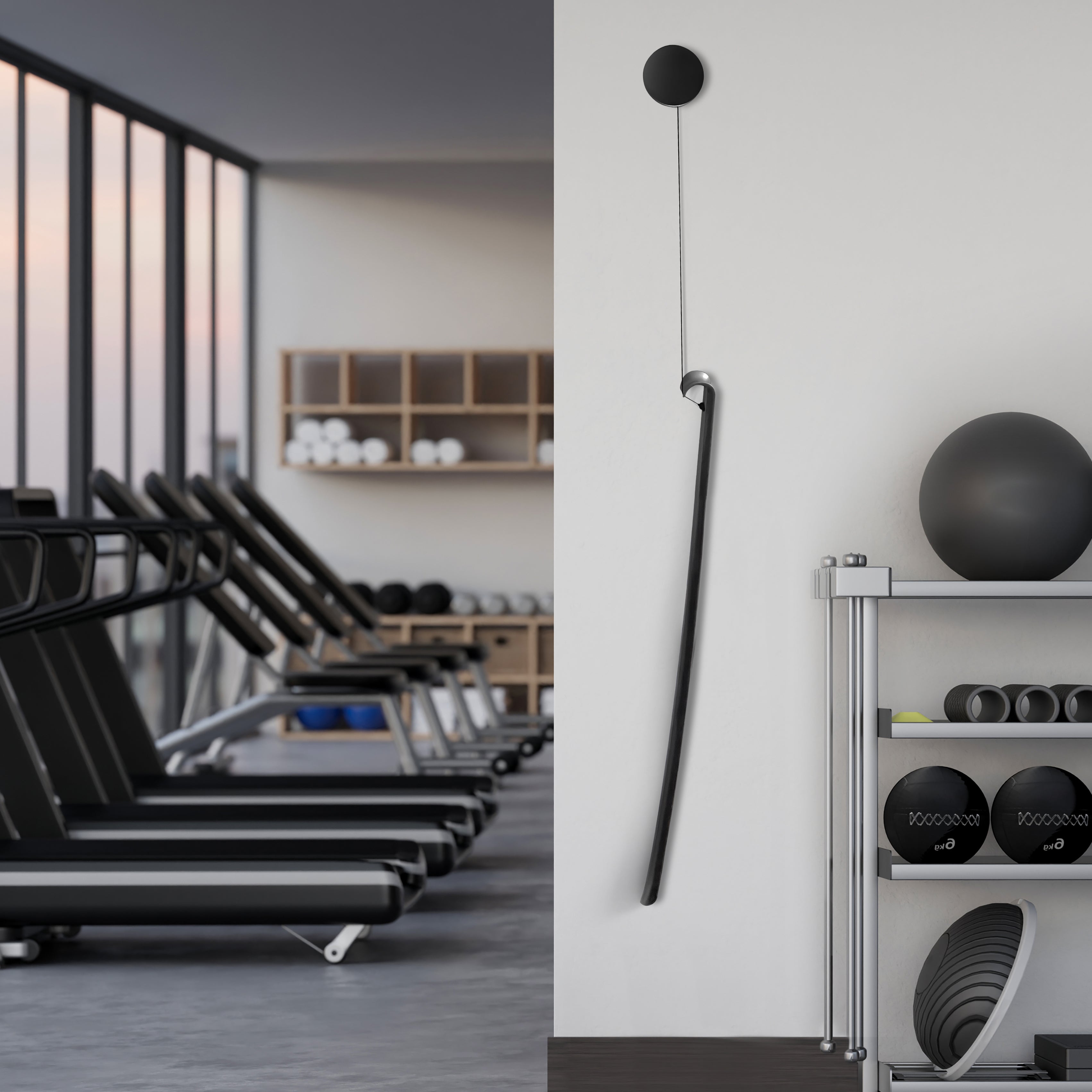 ANKER® Das Original - Selbstaufrollender Schuhlöffel mit Wandhalterung