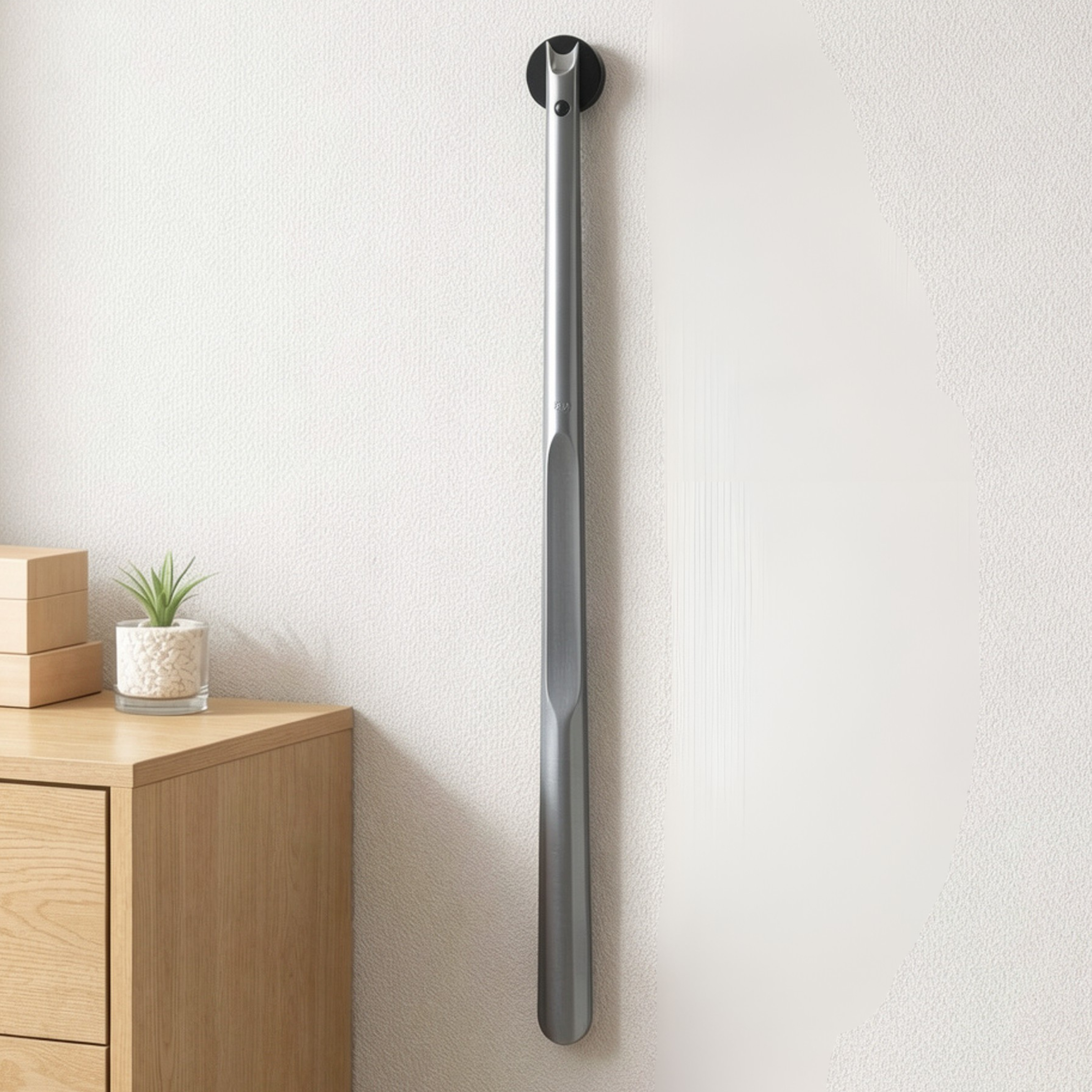 ANKER® Das Original - Selbstaufrollender Schuhlöffel mit Wandhalterung